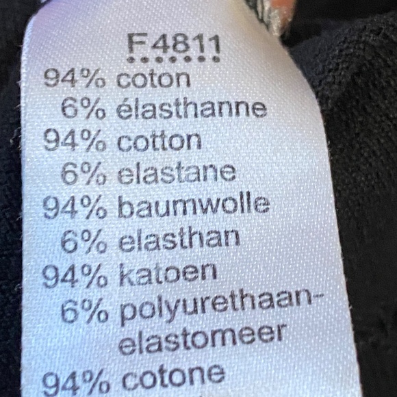 Lacoste black collared button up short sleeve slim fit polo. Sz 38 - Picture 9 of 11